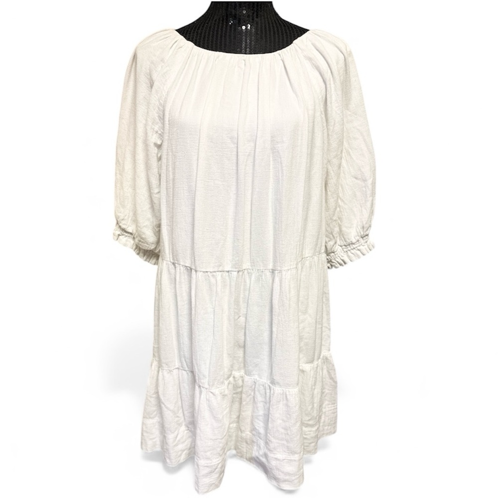 Seed Heritage White Cotton Dress